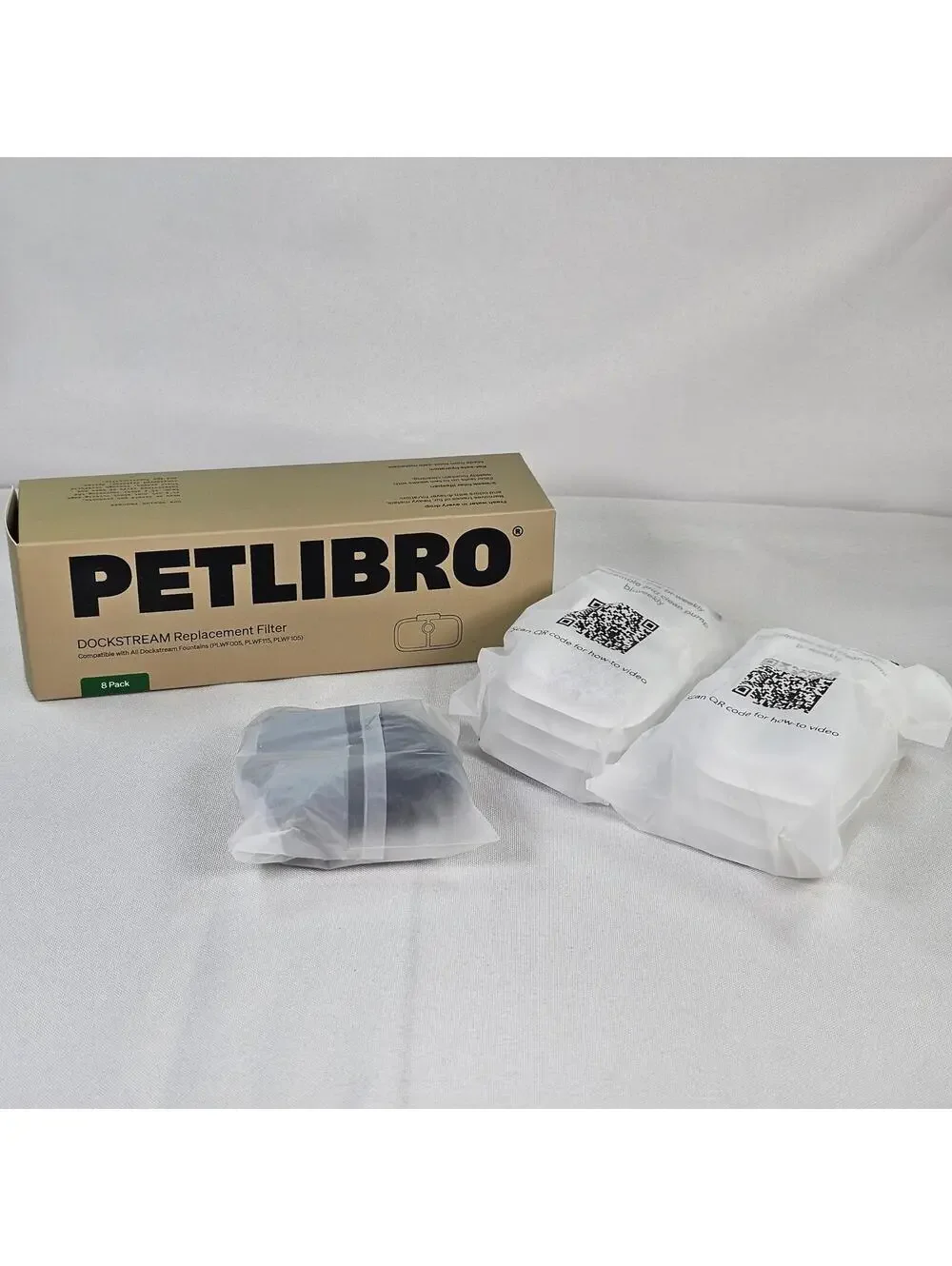 Petlibro Dockstream Replacement Filter 8 Pack PLWF005 PLWF115 PLWF105 NEW